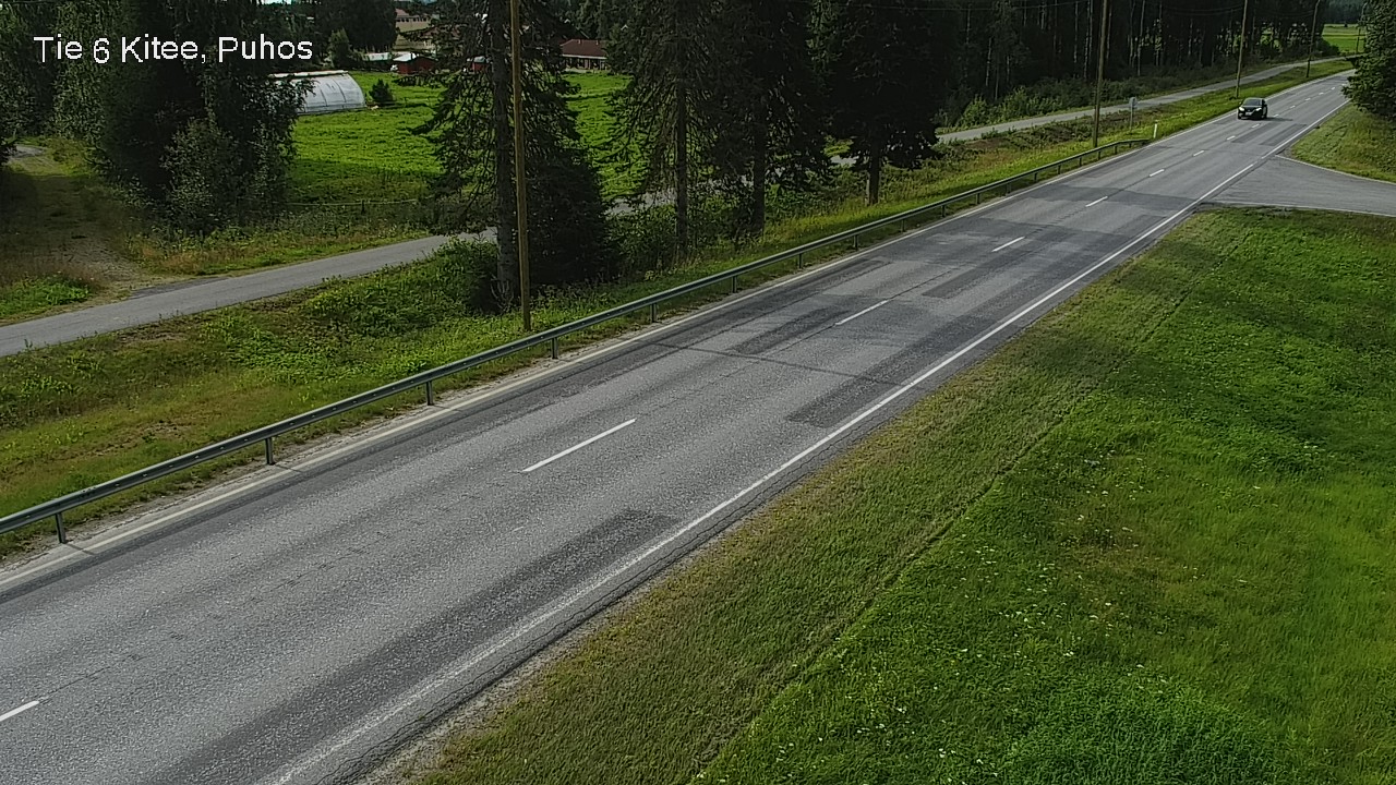 Weather Camera Image Road 6Kitee,  Puhos, Kitee, Pohjois-Karjala
