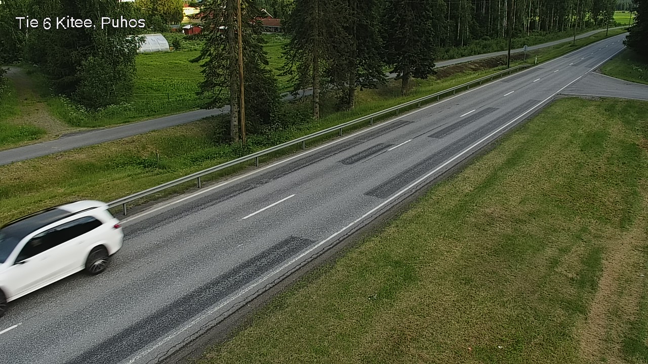 Weather Camera Image Väg 6 Kitee, Puhos, Kitee, Pohjois-Karjala