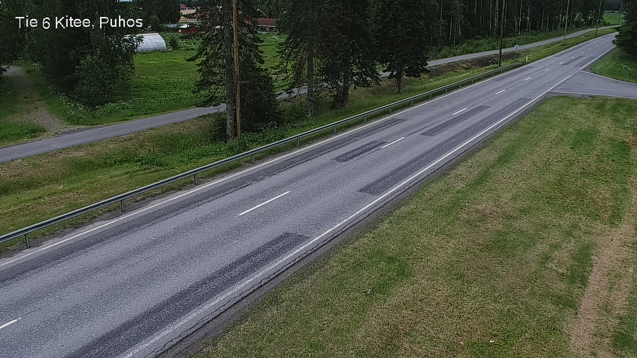 Weather Camera Image Väg 6 Kitee, Puhos, Kitee, Pohjois-Karjala
