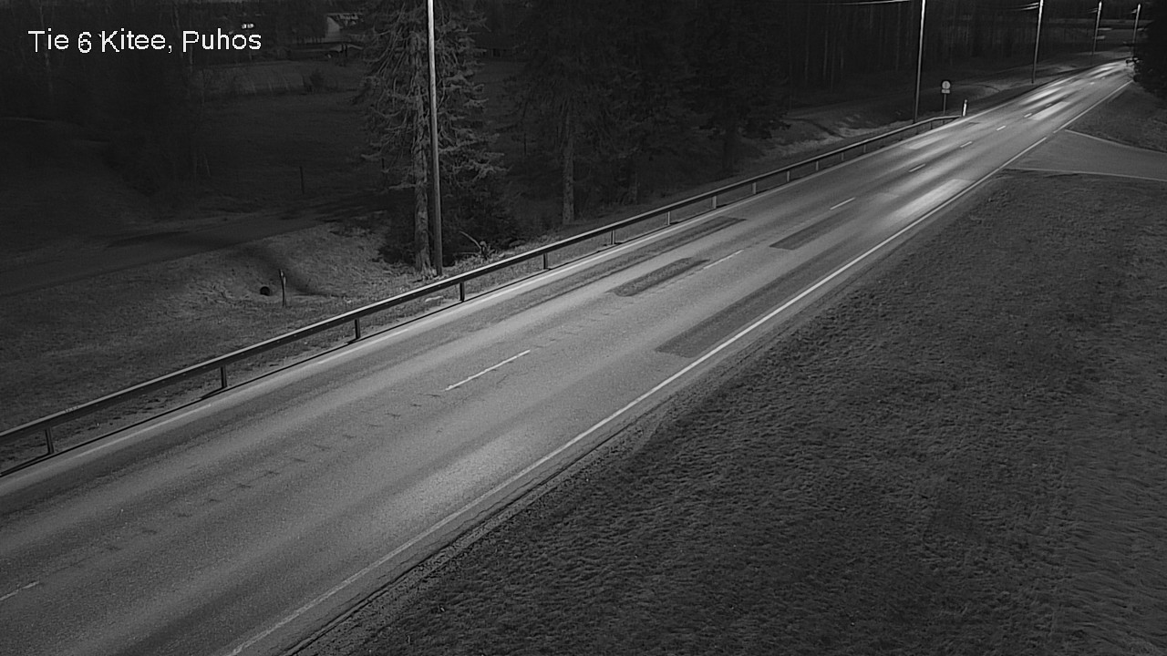 Weather Camera Image Road 6Kitee,  Puhos, Kitee, Pohjois-Karjala