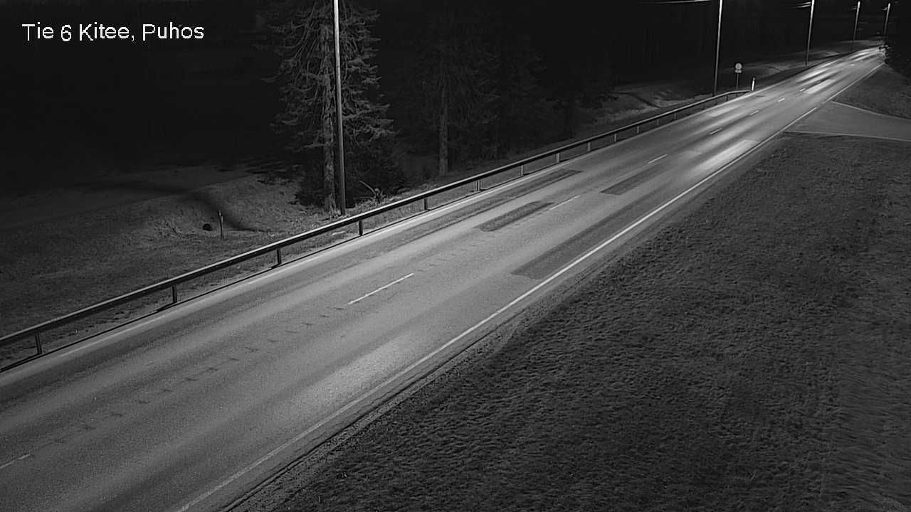 Weather Camera Image Road 6Kitee,  Puhos, Kitee, Pohjois-Karjala