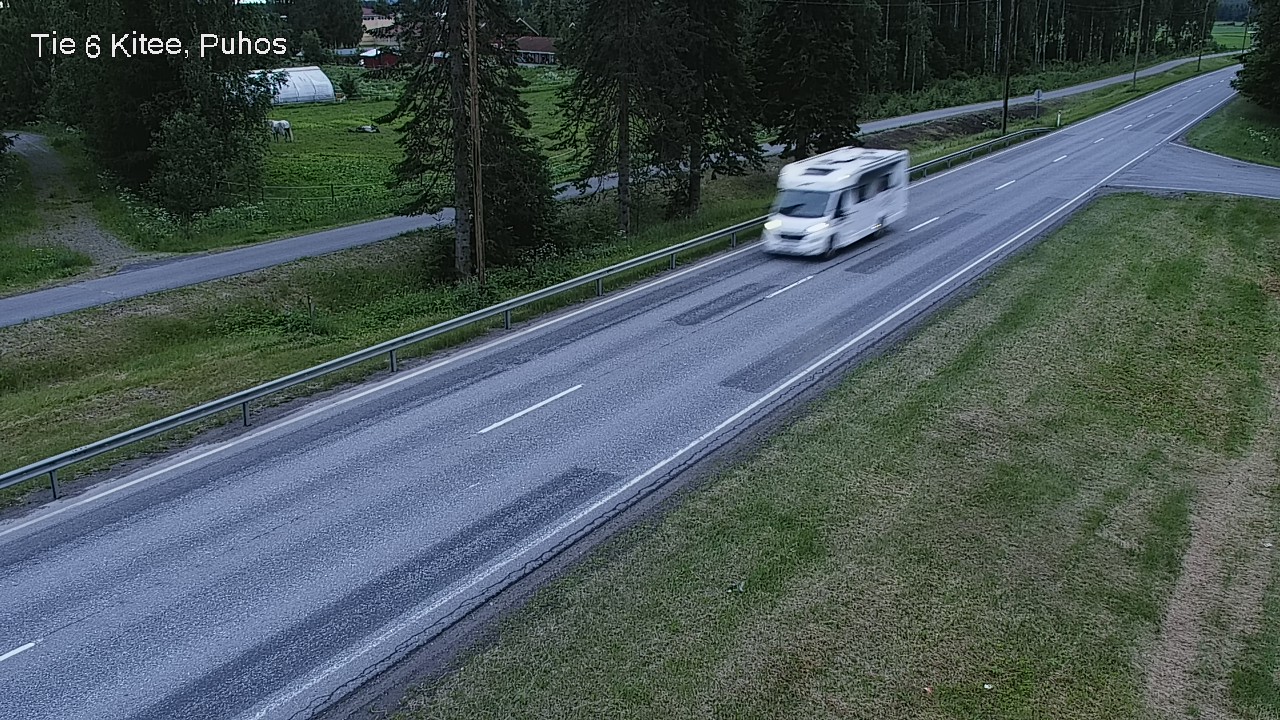Weather Camera Image Väg 6 Kitee, Puhos, Kitee, Pohjois-Karjala