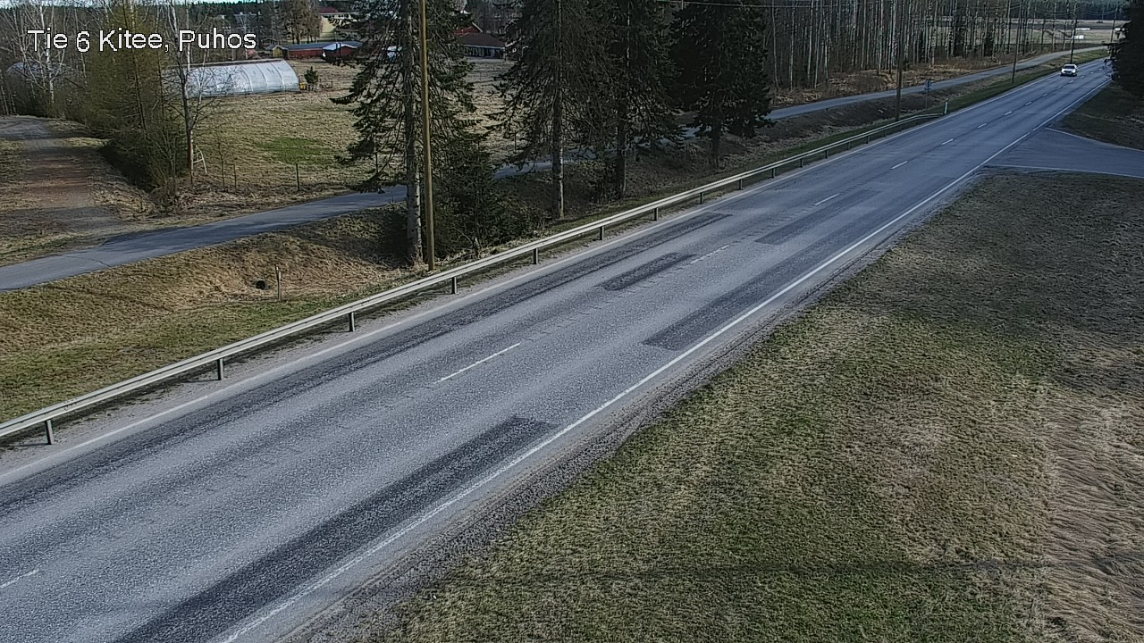 Weather Camera Image Road 6Kitee,  Puhos, Kitee, Pohjois-Karjala