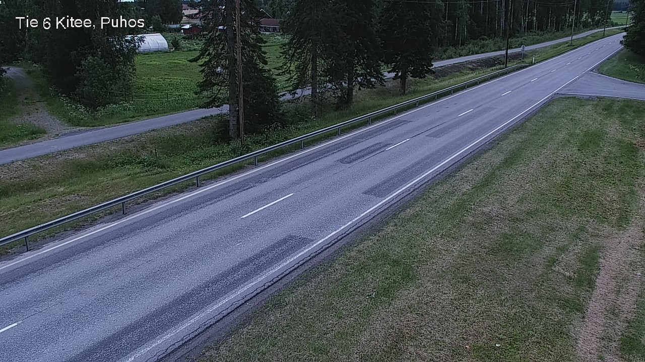Weather Camera Image Väg 6 Kitee, Puhos, Kitee, Pohjois-Karjala