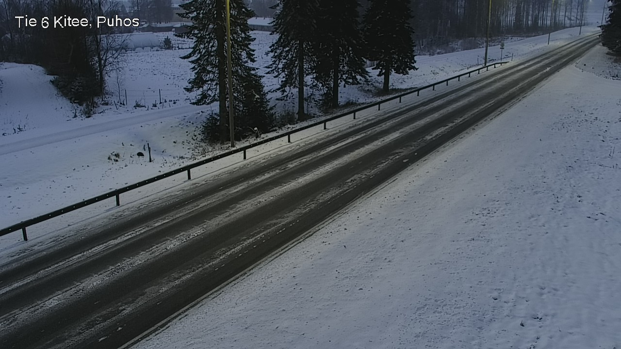 Weather Camera Image Road 6Kitee,  Puhos, Kitee, Pohjois-Karjala