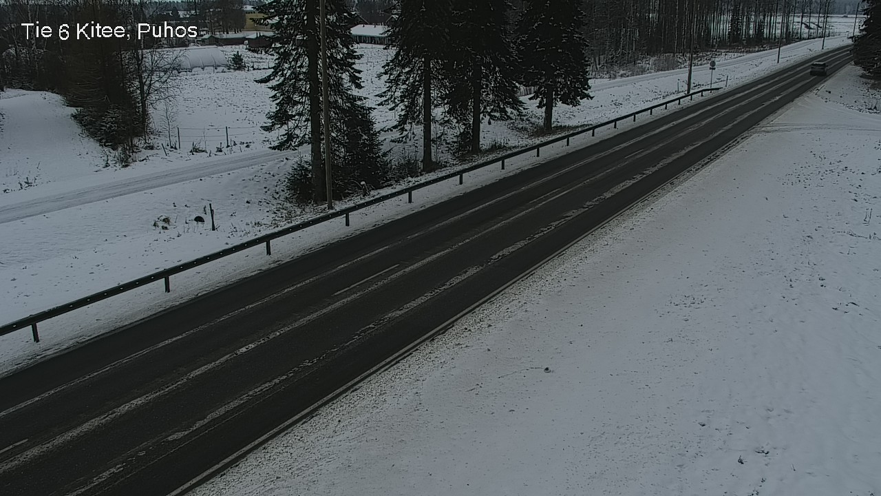 Weather Camera Image Road 6Kitee,  Puhos, Kitee, Pohjois-Karjala