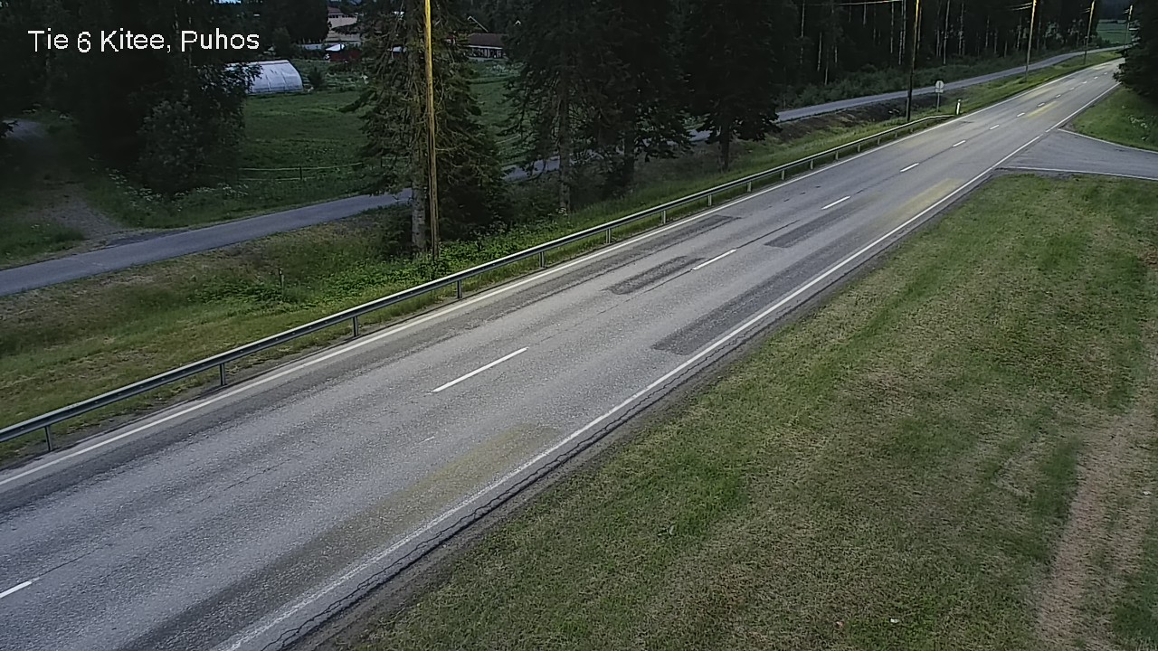Weather Camera Image Väg 6 Kitee, Puhos, Kitee, Pohjois-Karjala