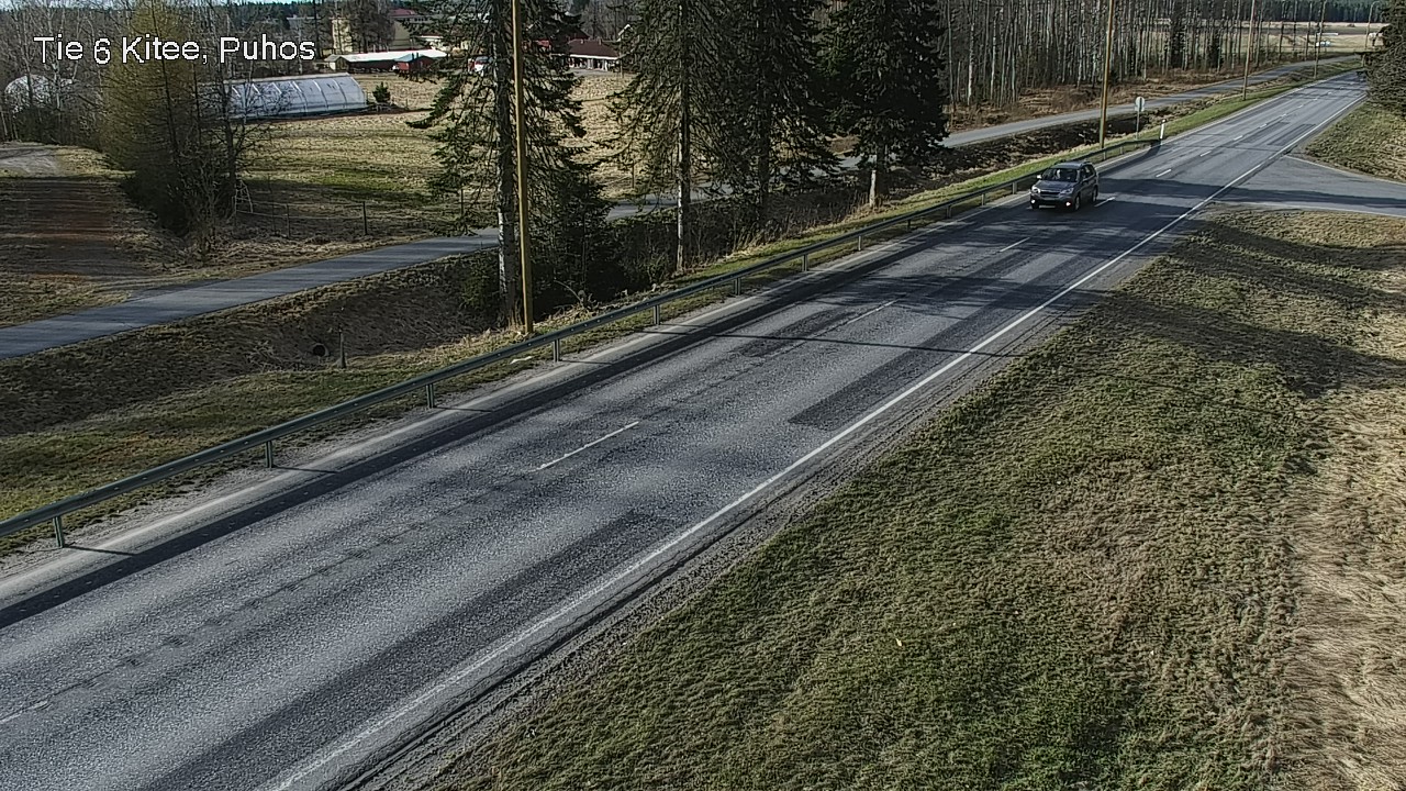 Weather Camera Image Road 6Kitee,  Puhos, Kitee, Pohjois-Karjala