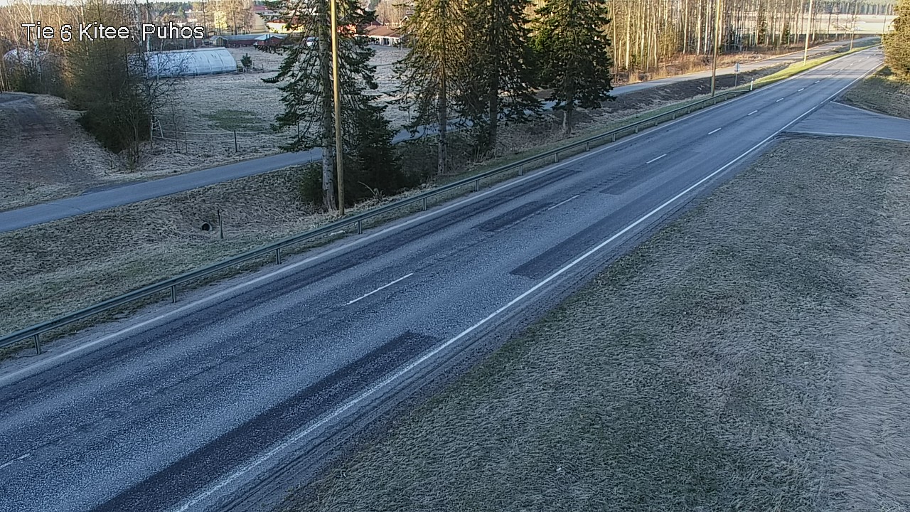 Weather Camera Image Road 6Kitee,  Puhos, Kitee, Pohjois-Karjala