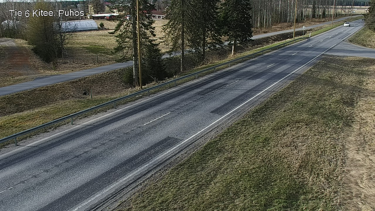 Weather Camera Image Road 6Kitee,  Puhos, Kitee, Pohjois-Karjala