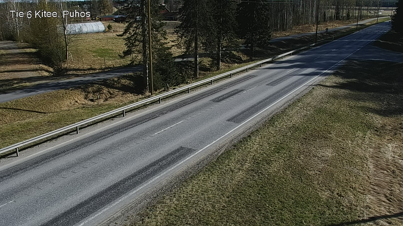 Weather Camera Image Road 6Kitee,  Puhos, Kitee, Pohjois-Karjala