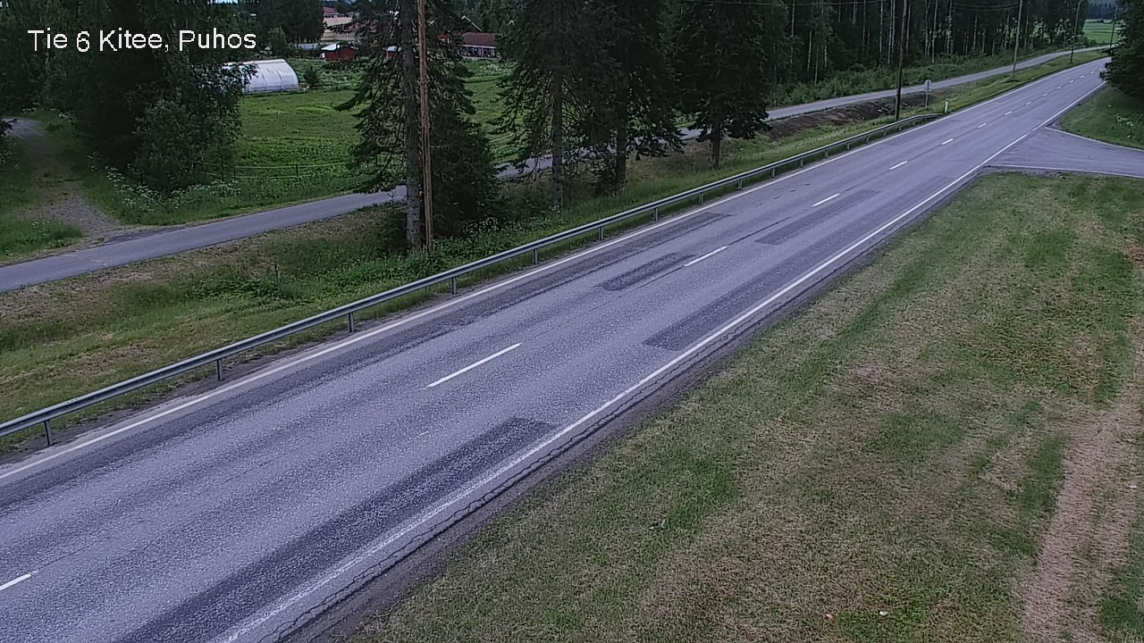 Weather Camera Image Väg 6 Kitee, Puhos, Kitee, Pohjois-Karjala
