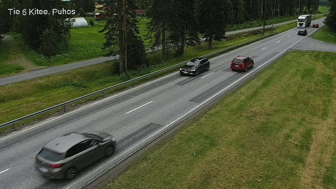 Weather Camera Image Väg 6 Kitee, Puhos, Kitee, Pohjois-Karjala