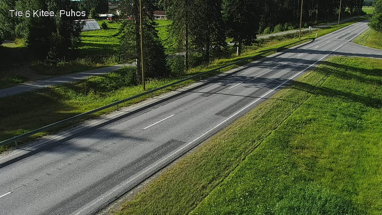 Weather Camera Image Road 6Kitee,  Puhos, Kitee, Pohjois-Karjala