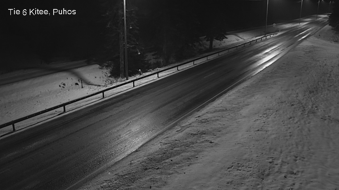 Weather Camera Image Road 6Kitee,  Puhos, Kitee, Pohjois-Karjala