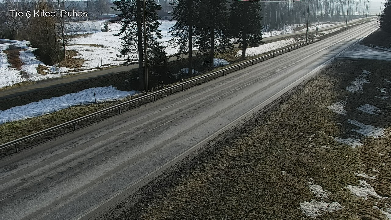 Weather Camera Image Road 6Kitee,  Puhos, Kitee, Pohjois-Karjala