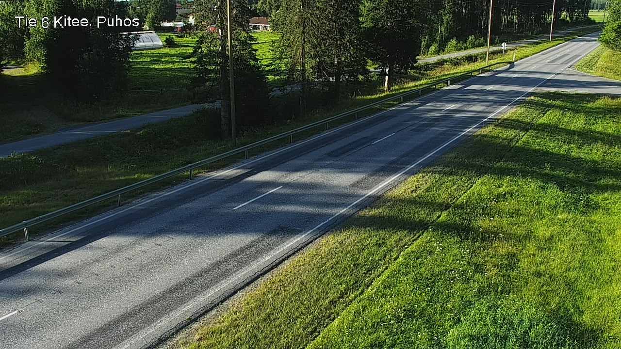 Weather Camera Image Road 6Kitee,  Puhos, Kitee, Pohjois-Karjala