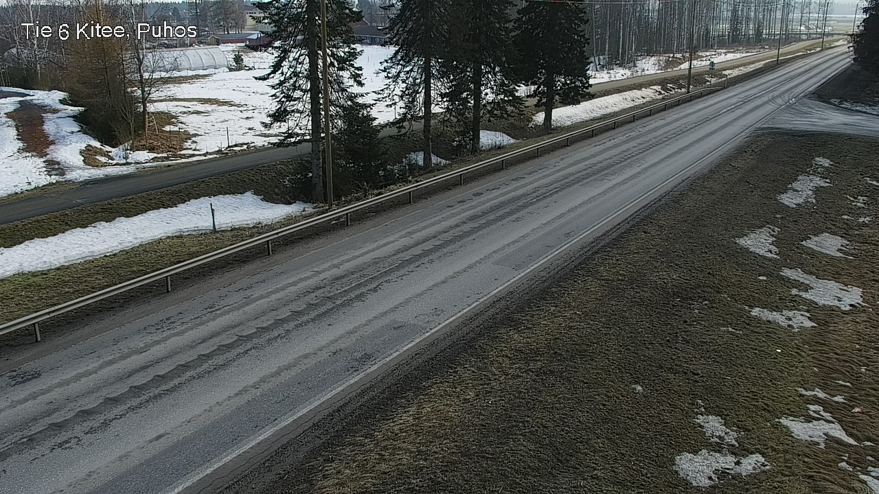 Weather Camera Image Road 6Kitee,  Puhos, Kitee, Pohjois-Karjala