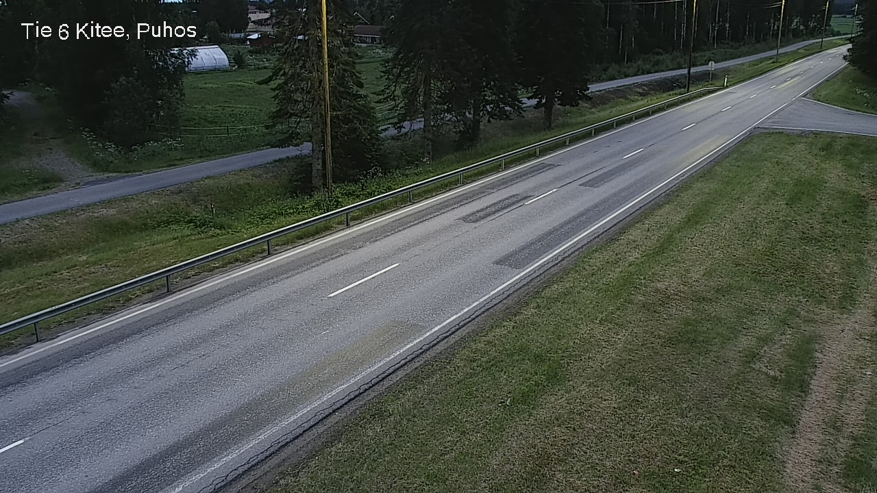 Weather Camera Image Väg 6 Kitee, Puhos, Kitee, Pohjois-Karjala