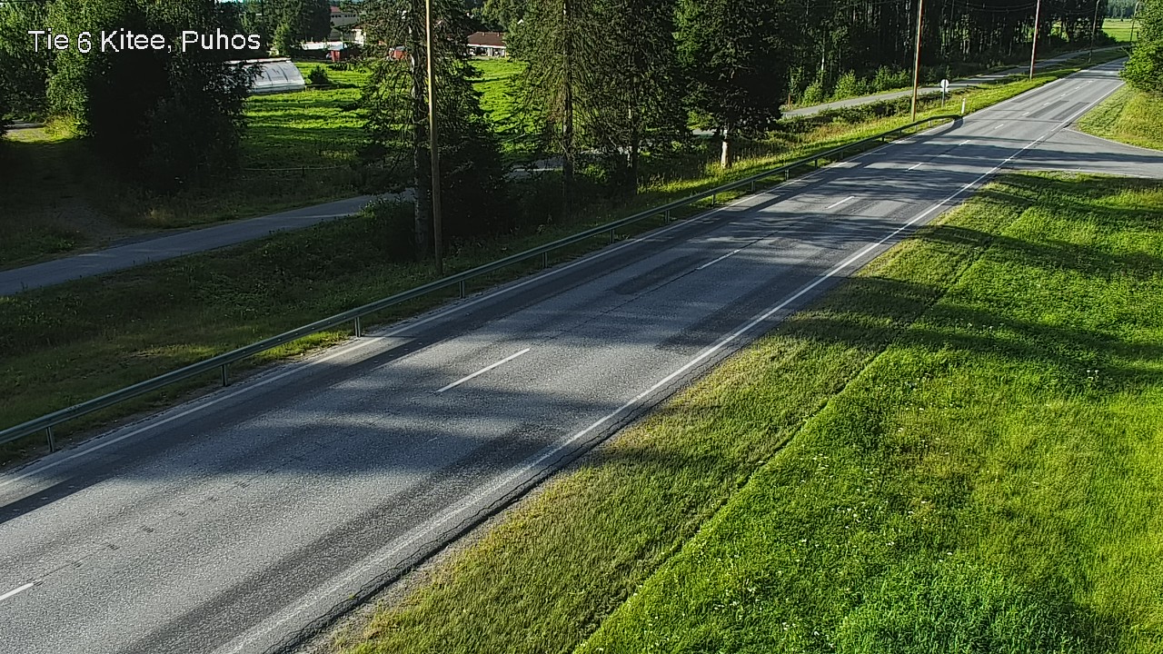 Weather Camera Image Road 6Kitee,  Puhos, Kitee, Pohjois-Karjala