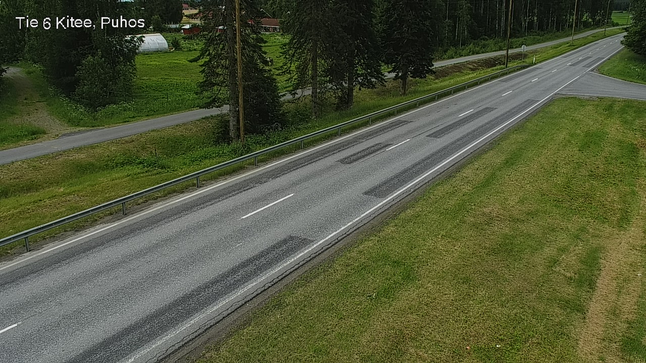 Weather Camera Image Väg 6 Kitee, Puhos, Kitee, Pohjois-Karjala
