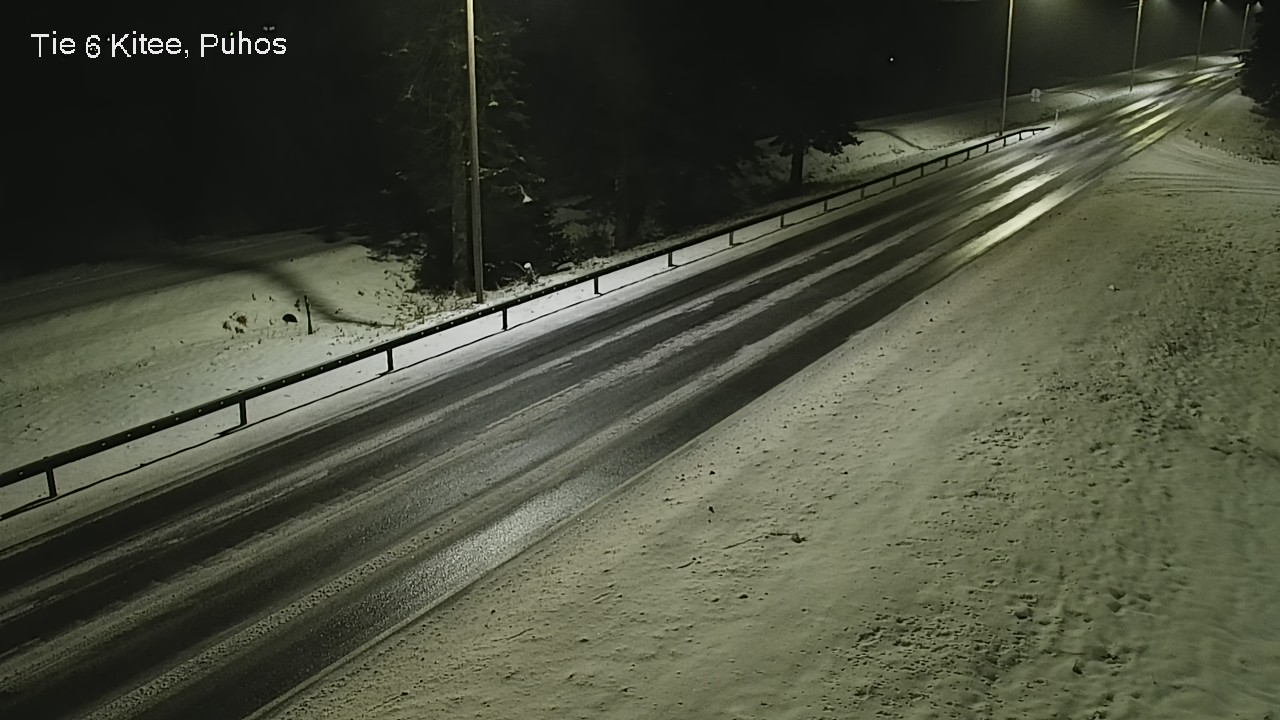 Weather Camera Image Road 6Kitee,  Puhos, Kitee, Pohjois-Karjala