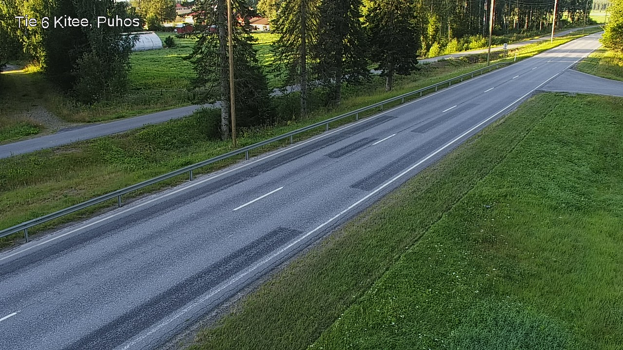 Weather Camera Image Road 6Kitee,  Puhos, Kitee, Pohjois-Karjala