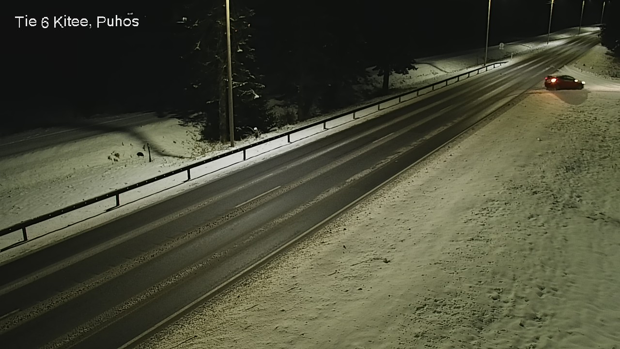 Weather Camera Image Road 6Kitee,  Puhos, Kitee, Pohjois-Karjala