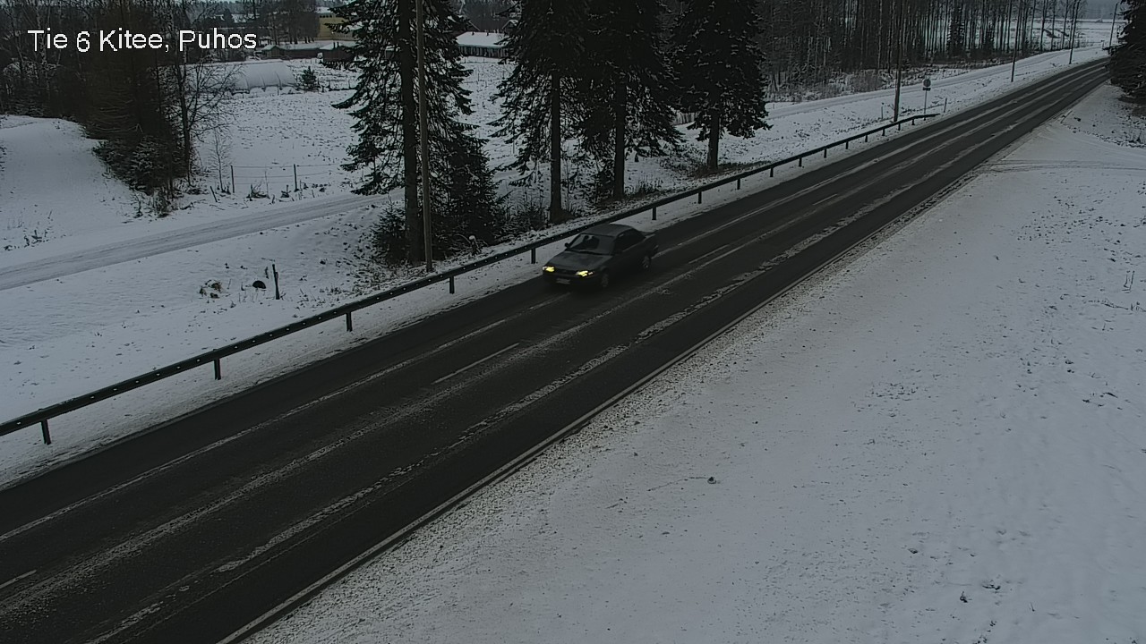 Weather Camera Image Road 6Kitee,  Puhos, Kitee, Pohjois-Karjala