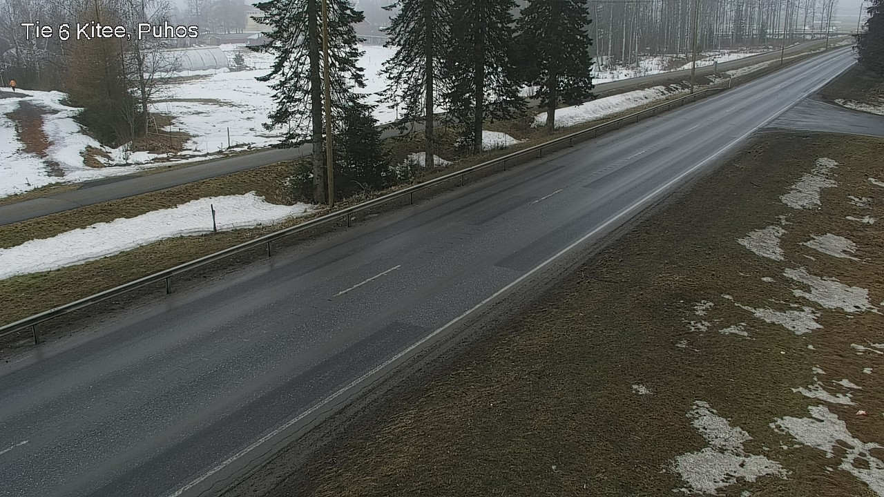 Weather Camera Image Road 6Kitee,  Puhos, Kitee, Pohjois-Karjala