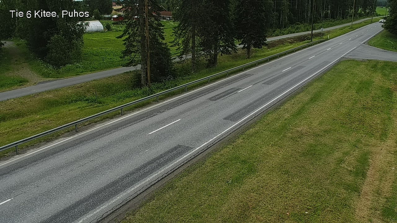 Weather Camera Image Väg 6 Kitee, Puhos, Kitee, Pohjois-Karjala