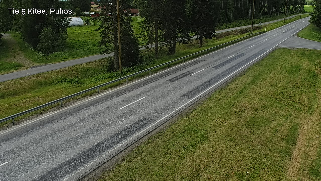 Weather Camera Image Väg 6 Kitee, Puhos, Kitee, Pohjois-Karjala