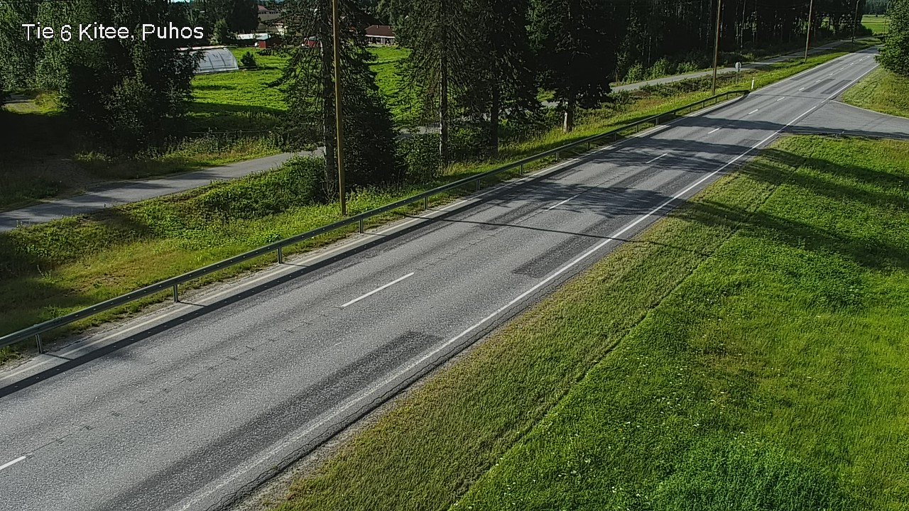 Weather Camera Image Road 6Kitee,  Puhos, Kitee, Pohjois-Karjala