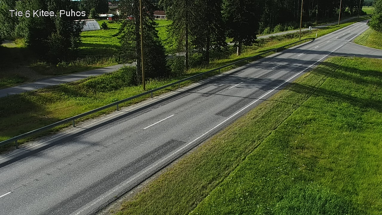 Weather Camera Image Road 6Kitee,  Puhos, Kitee, Pohjois-Karjala