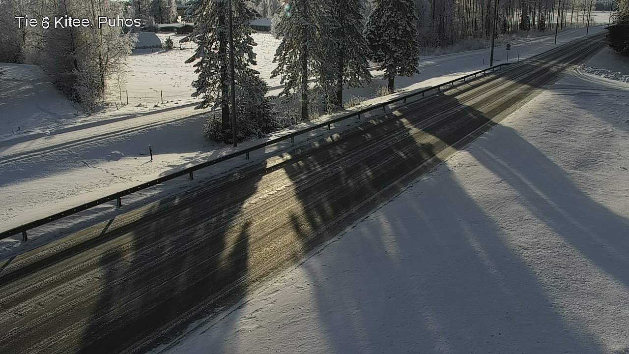Weather Camera Image Road 6Kitee,  Puhos, Kitee, Pohjois-Karjala