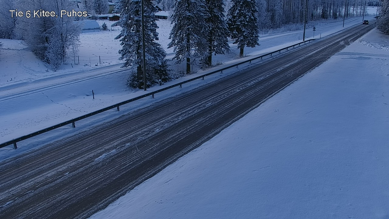 Weather Camera Image Road 6Kitee,  Puhos, Kitee, Pohjois-Karjala