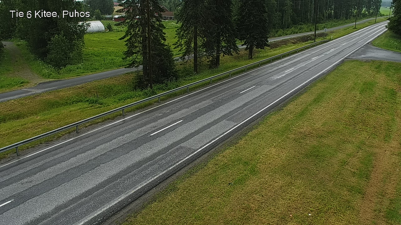 Weather Camera Image Road 6Kitee,  Puhos, Kitee, Pohjois-Karjala
