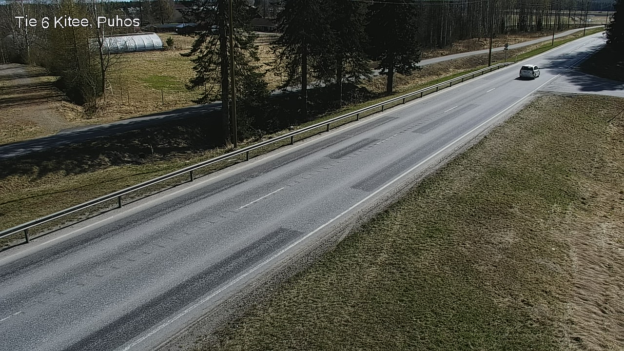 Weather Camera Image Road 6Kitee,  Puhos, Kitee, Pohjois-Karjala
