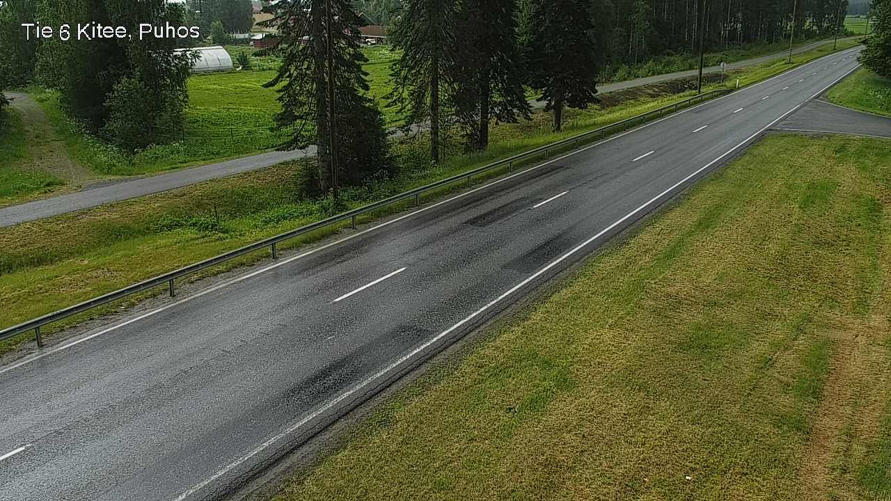 Weather Camera Image Väg 6 Kitee, Puhos, Kitee, Pohjois-Karjala