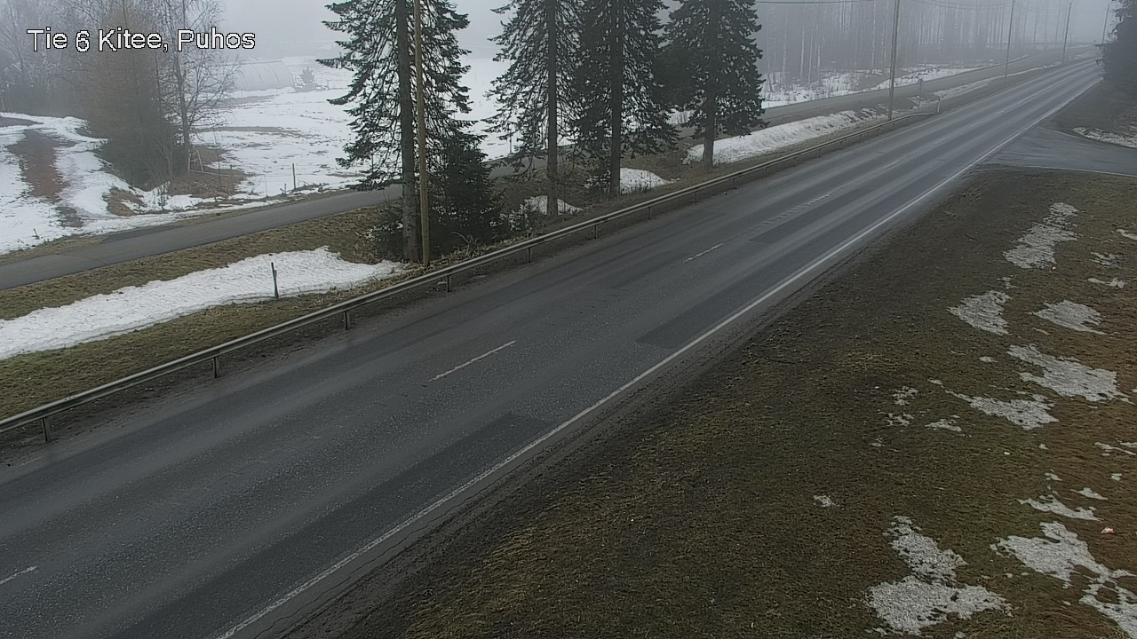 Weather Camera Image Road 6Kitee,  Puhos, Kitee, Pohjois-Karjala