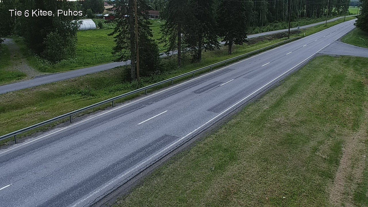 Weather Camera Image Väg 6 Kitee, Puhos, Kitee, Pohjois-Karjala
