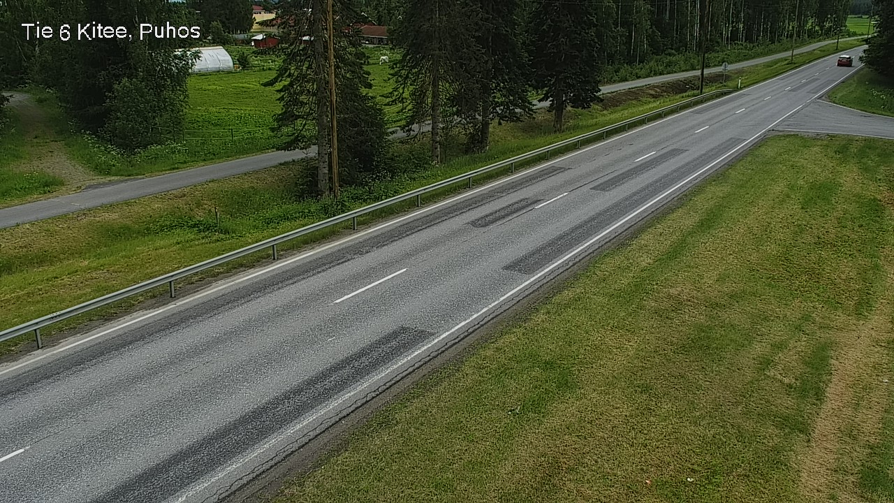 Weather Camera Image Väg 6 Kitee, Puhos, Kitee, Pohjois-Karjala