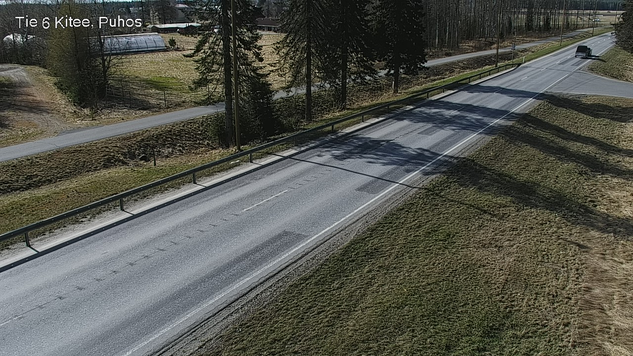 Weather Camera Image Road 6Kitee,  Puhos, Kitee, Pohjois-Karjala