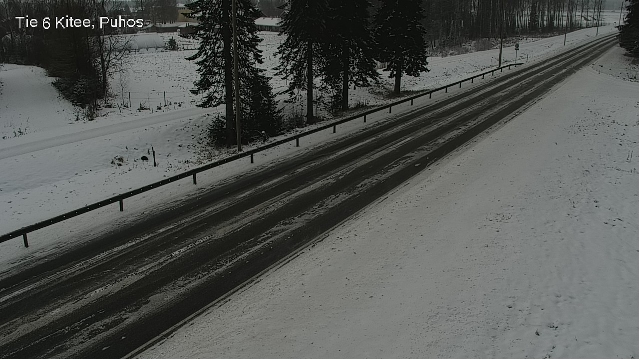 Weather Camera Image Road 6Kitee,  Puhos, Kitee, Pohjois-Karjala