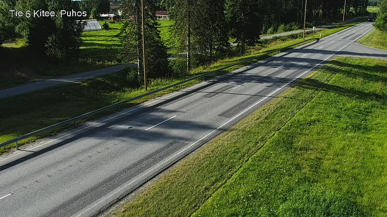 Weather Camera Image Road 6Kitee,  Puhos, Kitee, Pohjois-Karjala