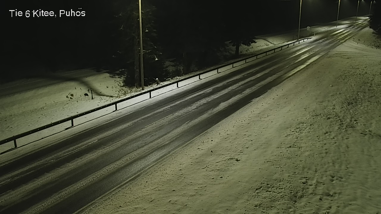 Weather Camera Image Road 6Kitee,  Puhos, Kitee, Pohjois-Karjala