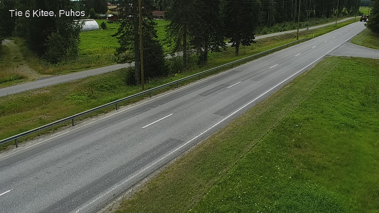 Weather Camera Image Väg 6 Kitee, Puhos, Kitee, Pohjois-Karjala