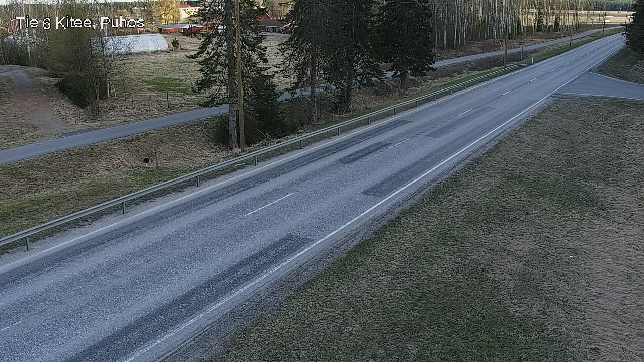 Weather Camera Image Road 6Kitee,  Puhos, Kitee, Pohjois-Karjala