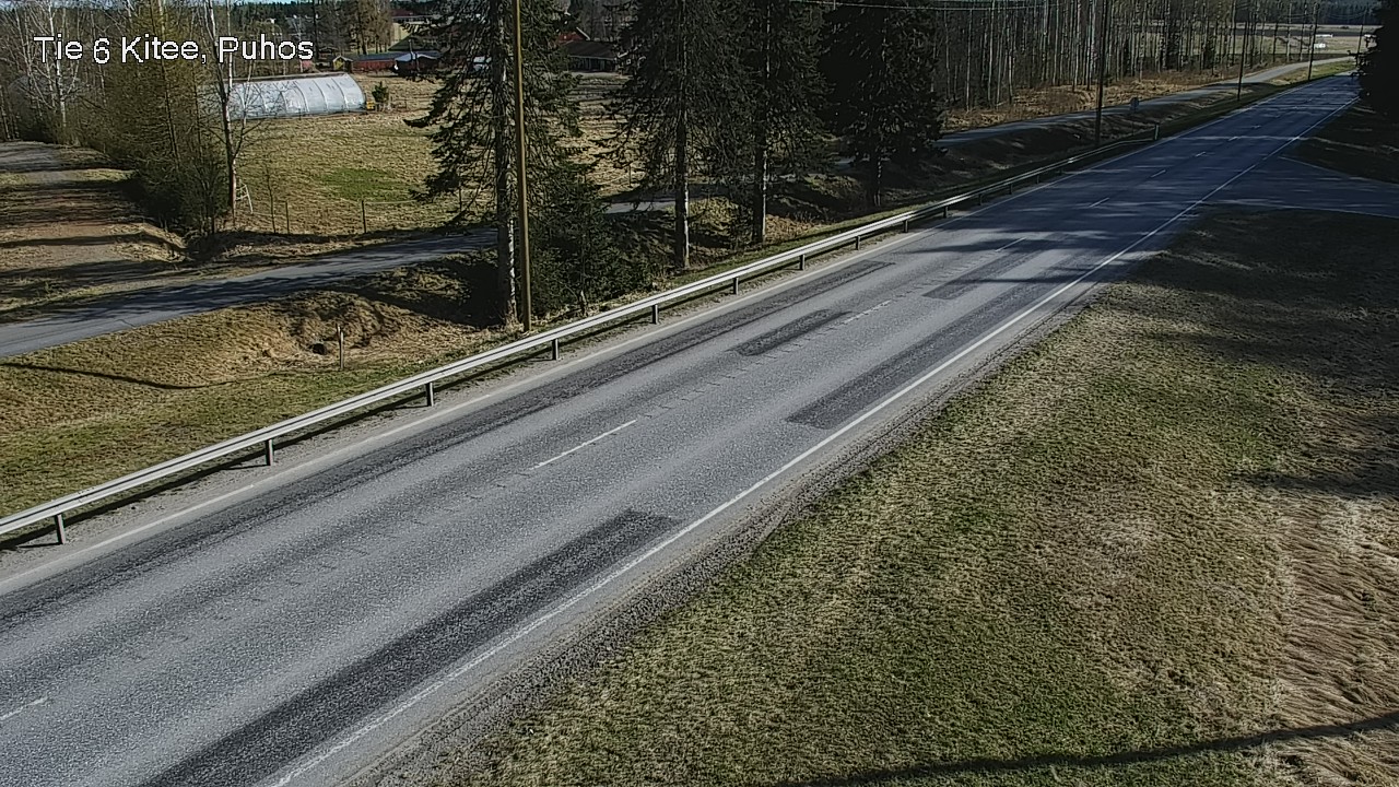 Weather Camera Image Road 6Kitee,  Puhos, Kitee, Pohjois-Karjala
