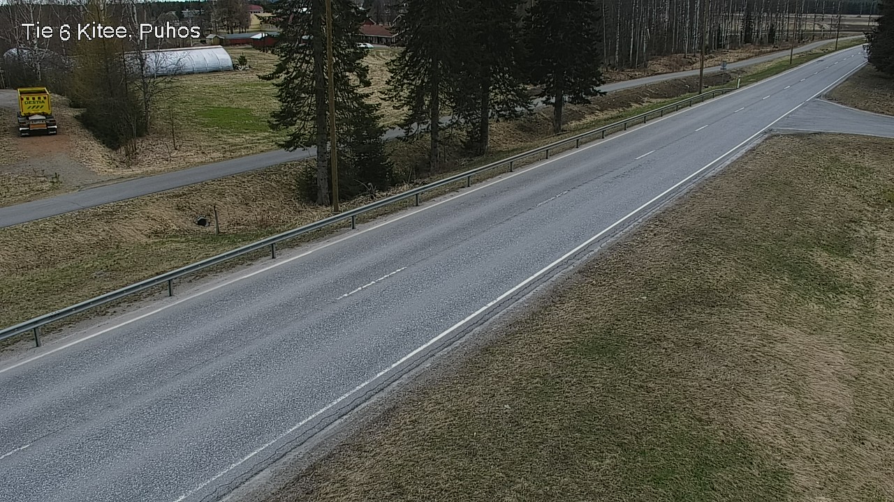 Weather Camera Image Väg 6 Kitee, Puhos, Kitee, Pohjois-Karjala